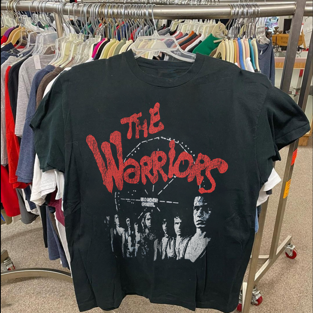 The Warriors Vintage Black T-Shirt
