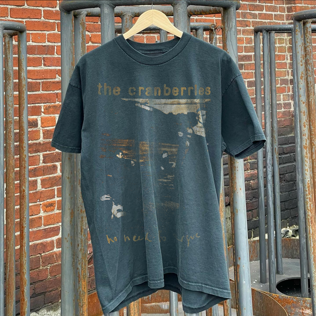 The Cranberries - No Need To Argue 1995 World Tour - Black Washed T -Shirt